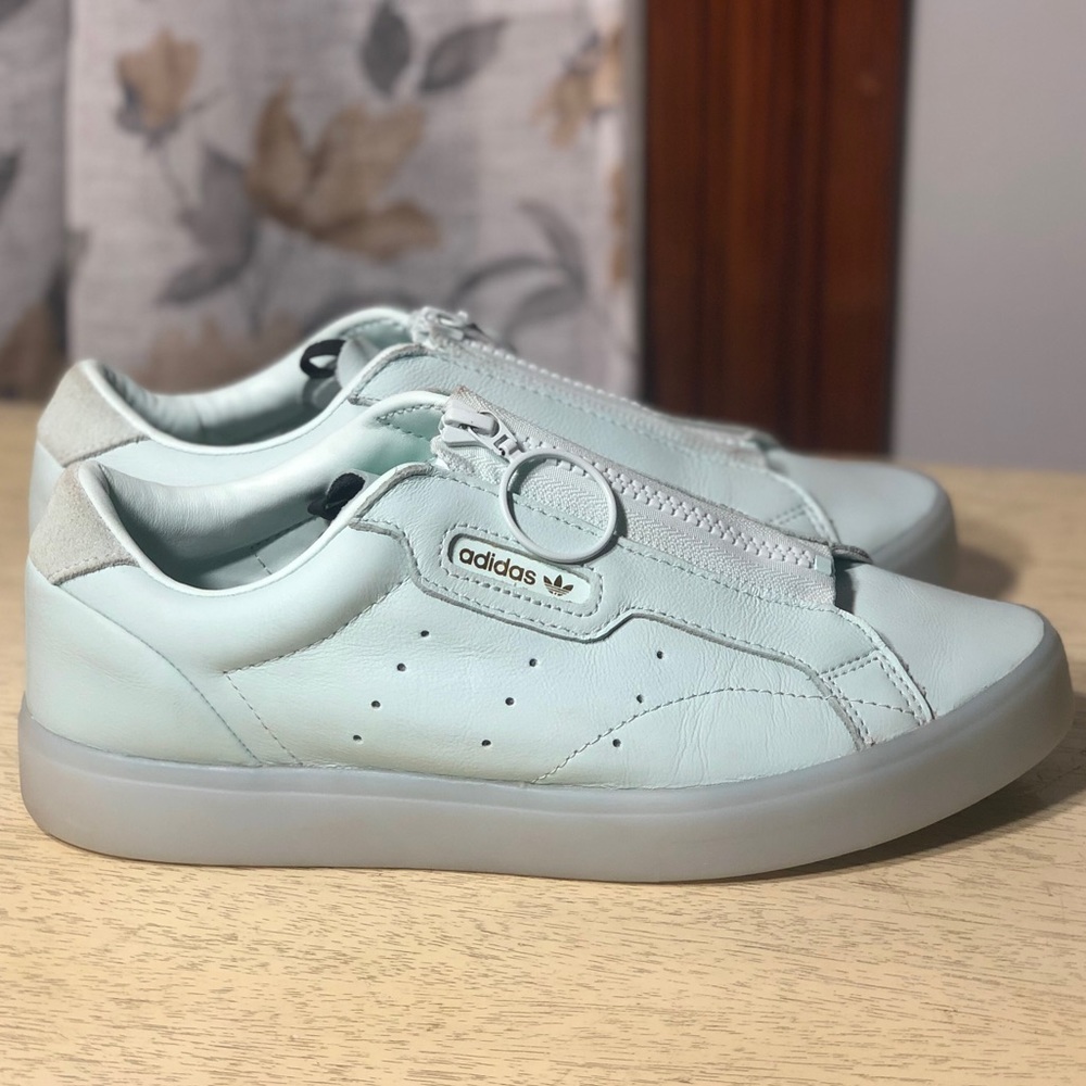 Adidas sleek z ice mint sneakers